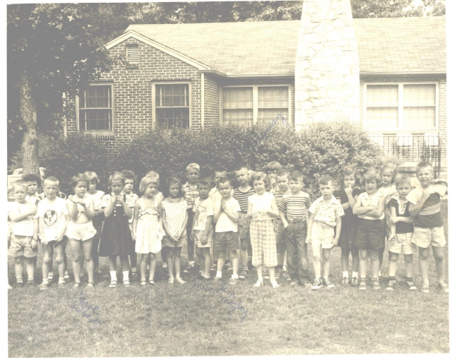 1955-1956 Mrs Blounts Kindergarten