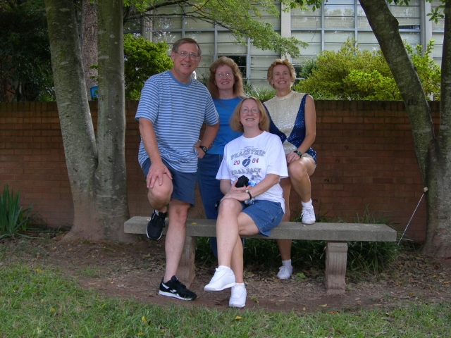 The McCorvey Family of Barons
(Left to right:  John 65, Jennie M. Fleming 72, Gail 73, Seated: Diane 68.)