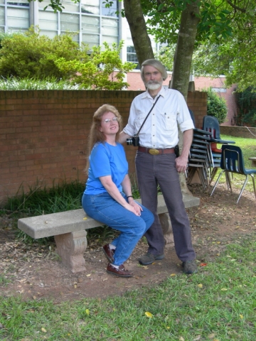 Jennie McCorvey Fleming and Michael Fleming met outside the art room door, first day of school, 1968