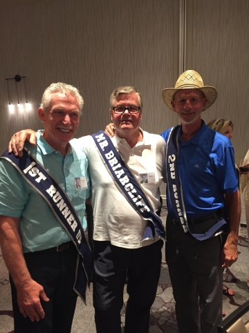 Mr Briarcliff, Mike Roberts, first runner up Randy Campbell, 2nd runner up Ricky Corless