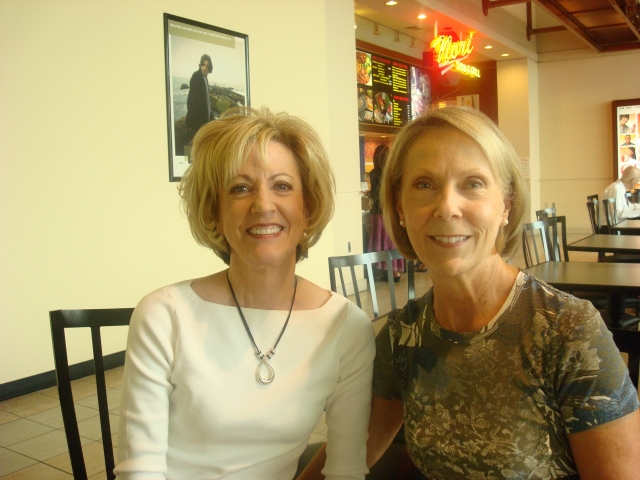 Jane and Gail at Phipps Plaza 6/4/08